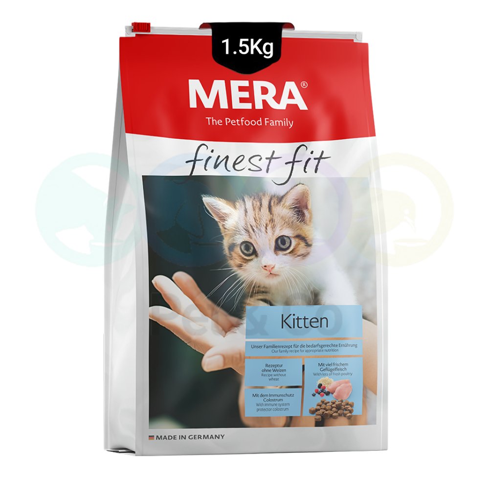 Mera Kibbles for Kittens Finest fit with Poultry 1.5Kg