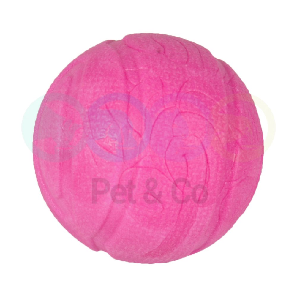 Dog Toy Foam Ball Dina with raspberry flavour