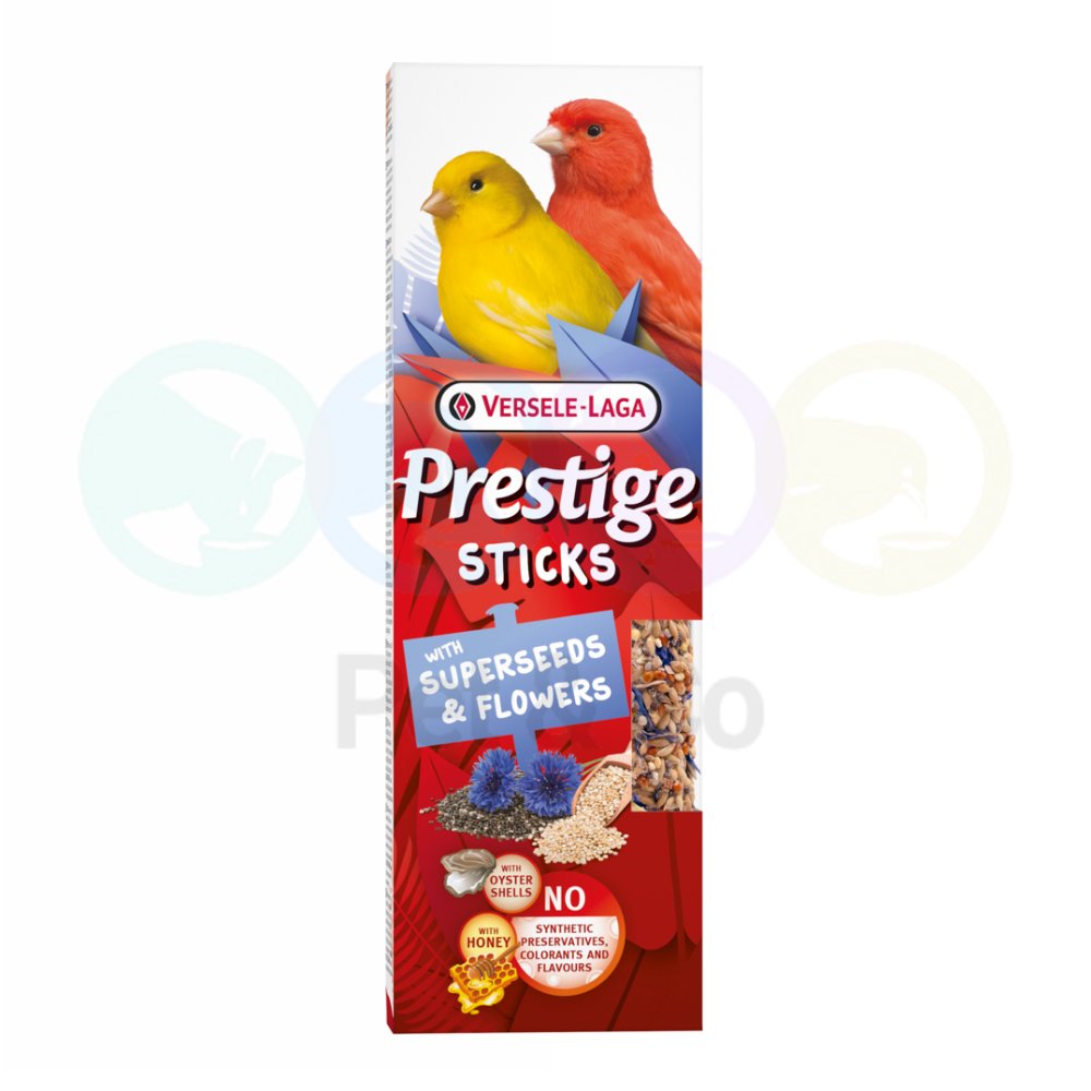 Prestige Sticks for Canaries with Superseeds & Flowers
