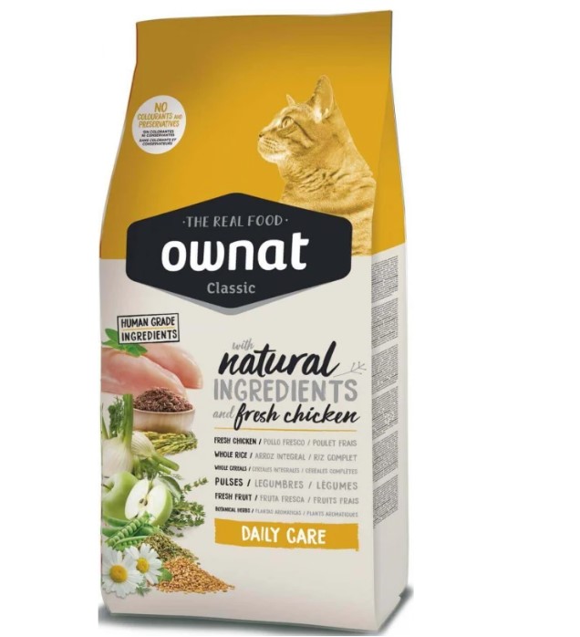 Ownat Classic Daily Care pour chat adulte (1.5kg | 4kg | 15kg) - 15kg