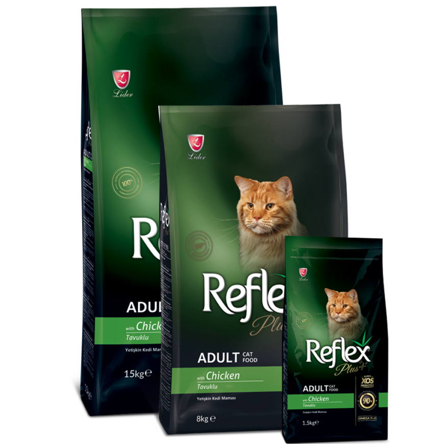 Reflex Plus Adult Cat Poulet (1.5 kg | 15kg) - 15kg