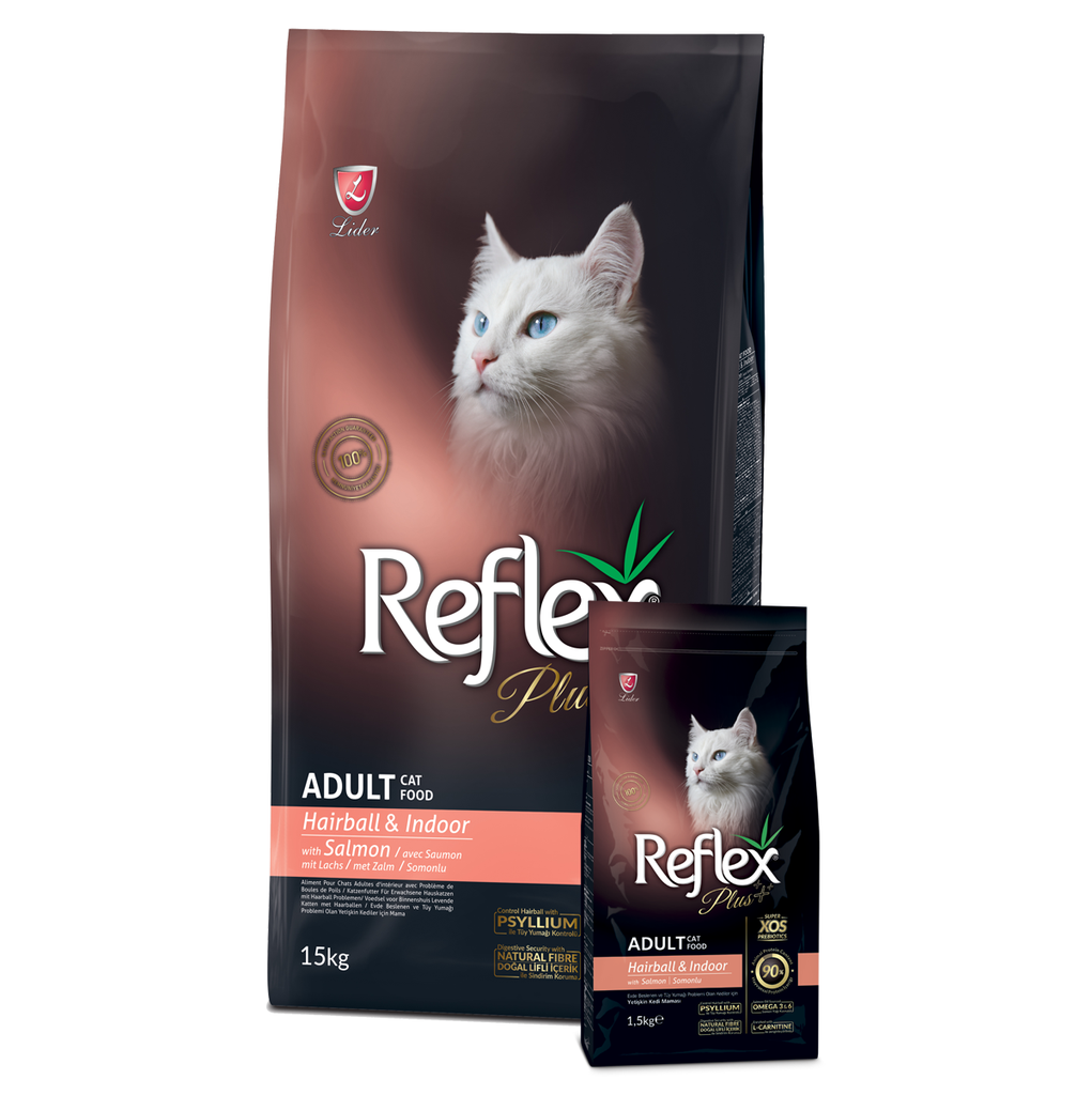 Reflex Plus Anti-Hairball Adult Saumon (1.5kg | 15kg) - 1.5kg