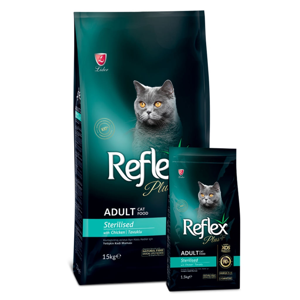 Reflex Plus Sterilisé Adult Cat Poulet (1.5kg | 15kg) - 15kg