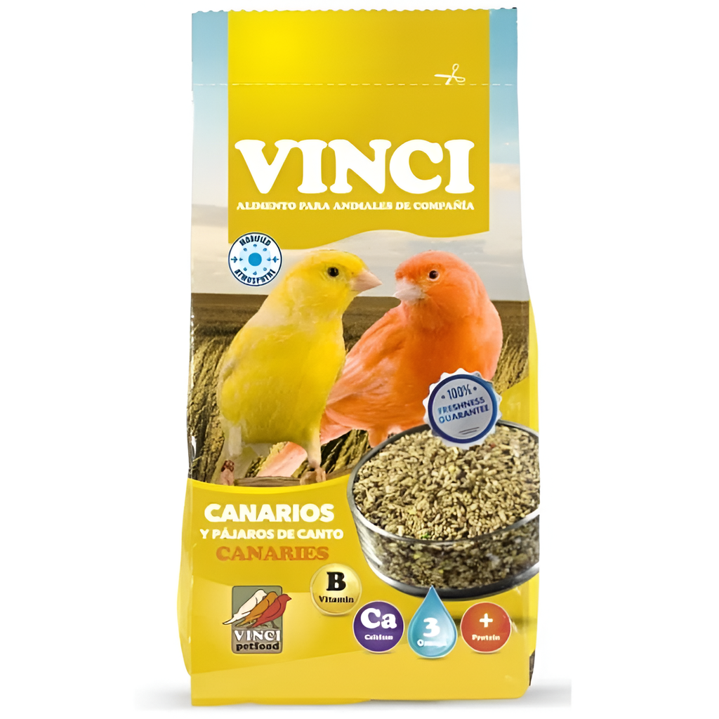 Canaris: Mélange aliment complet Vinci Canarios 500g - Sans Alpiste