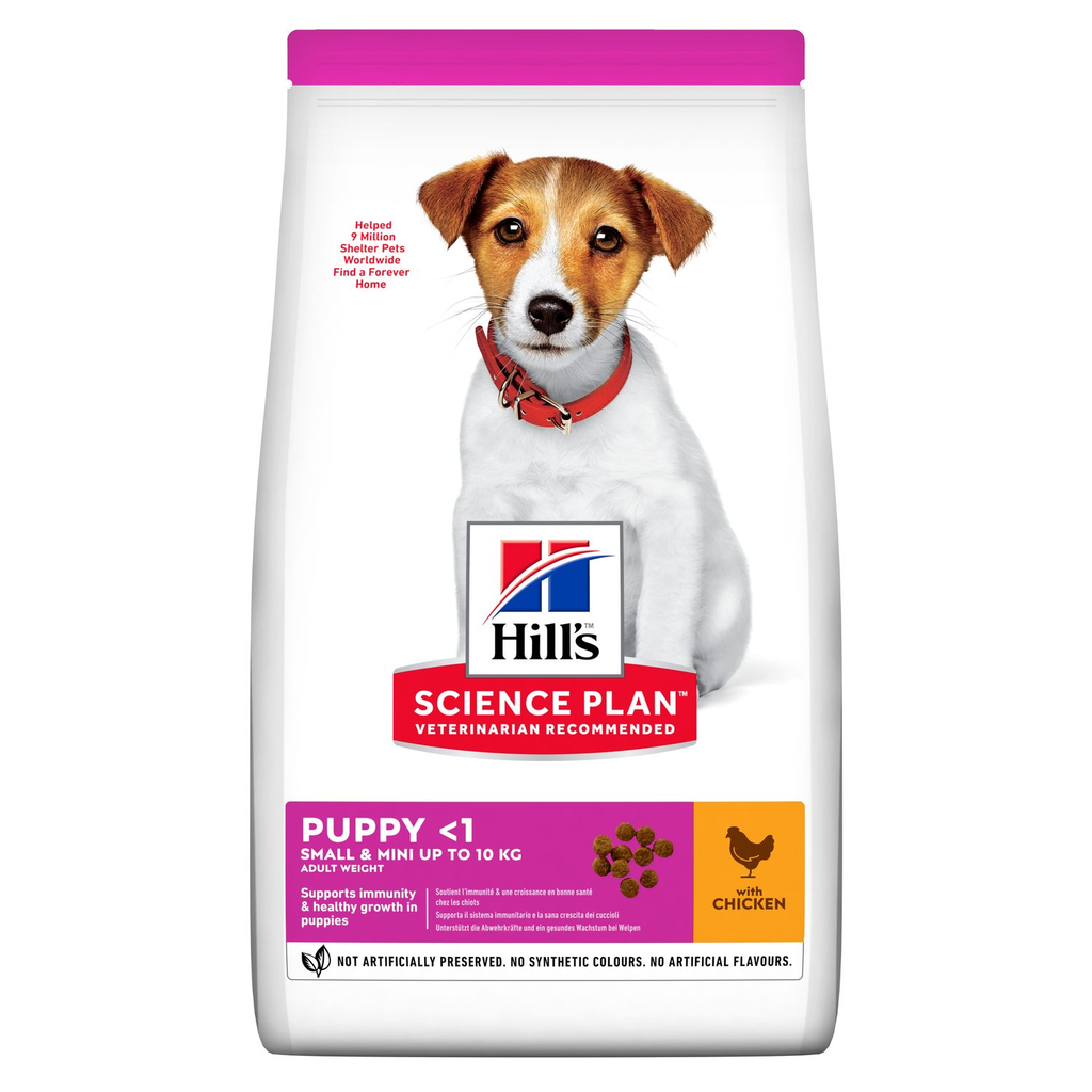 Hill’s Science Plan Aliment Pour Chiot Small Mini Au Poulet (1.5kg | 3kg | 6kg) - 1.5 kg