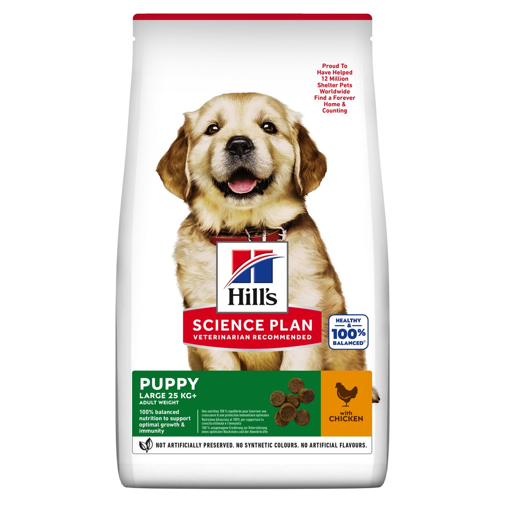Hill’s Science Plan Aliment Sec Pour Chiot De Grande Race (2.5kg | 14.5kg) - 14.5 kg
