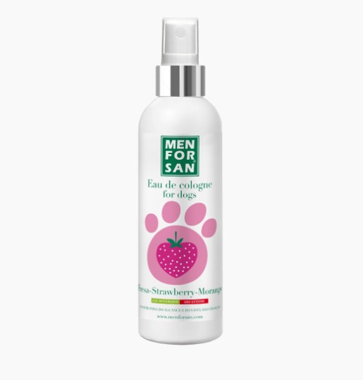 Eau de cologne fraise pour chien 125ml – MEN FOR SAN
