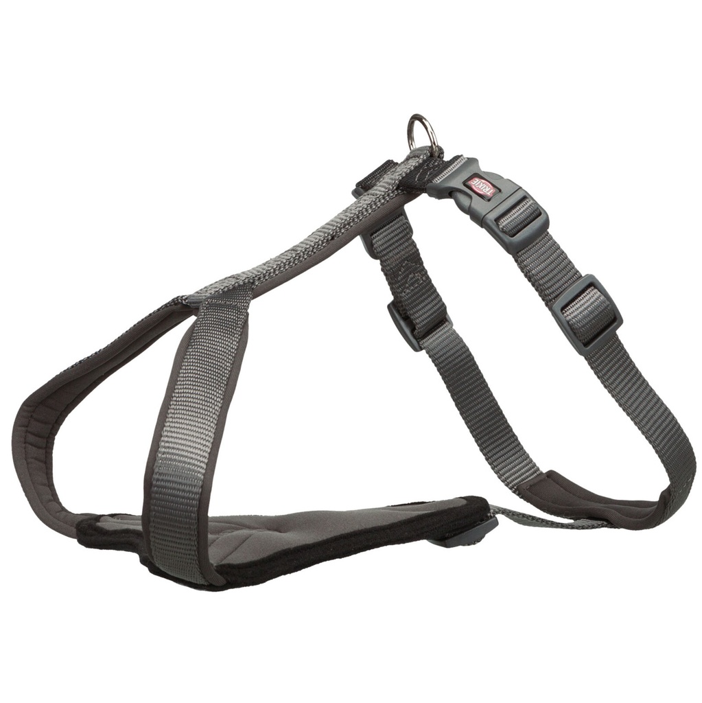 Harnais Premium Y Taille M-L 65-80/25mm Gris - Trixie