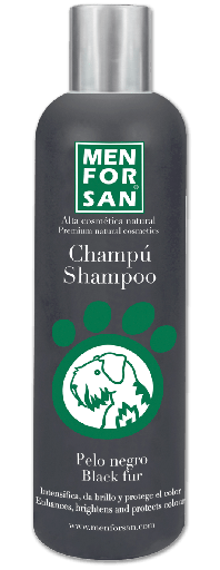 Menforsan Shampooing pour chien à poils noirs 300ml