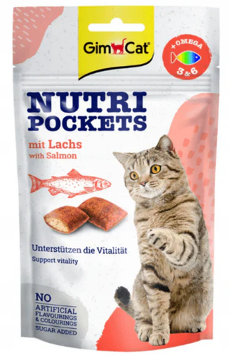 Gimcat Nutri Pockets With Salmon 60Gr