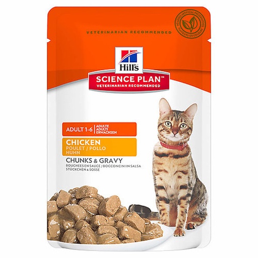 Pâtée pour chat adult au poulet Hill’s Science Plan 85g