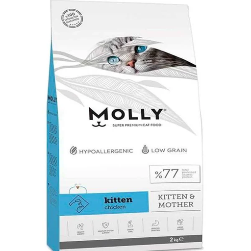 Molly Nourriture Chaton/Kitten avec poulet 2 kg