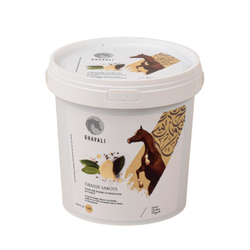 Ghavali Graisse sabots À Base D’argan, Beurre De Karite Huile De Lin Raf, Amande Douce, Ricin, Et Macadamia 1kg