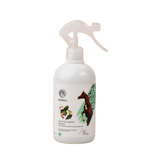 Ghavali Huile de sabot biphase pour Cheval Huile D’argan, Huile D´avocat 500ml