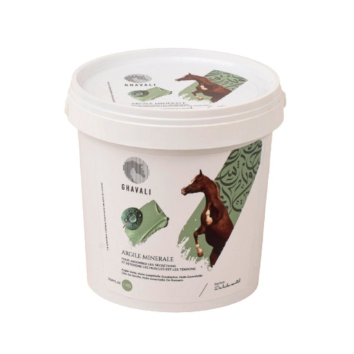 Ghavali Argile minérale pour cheval 1kg