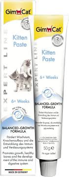 Gimcat Kitten Paste Supplément pour Chat – pâte multivitaminée pour chatons avec calcium 50g