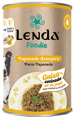 [201228] Plats Humides Hypoallérgenique (Sensitive) Chien: Tapenade de Ferme / Farm tapenade Grain-Free (Canard & Lapin) 380 g