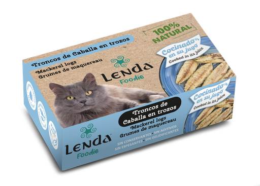 [290031] Filets de maquereau riche en jus au “ Aliment complémentaire humide pour chat - Sans céréales -120g