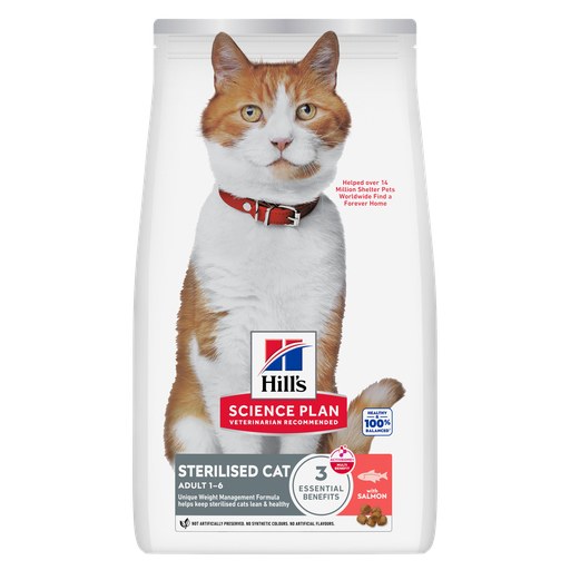 [608879] Hill’s Croquettes Chat Science Plan Stérilisé Adulte (1–6 ans) Saumon