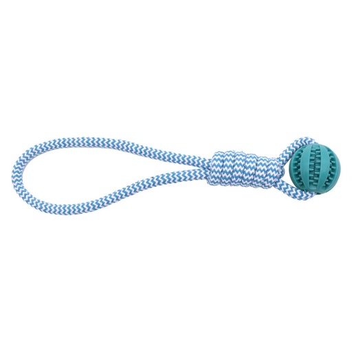 [jouet-corde-chien-balle-friandises] Jouet Corde pour Chien avec Balle à Friandises