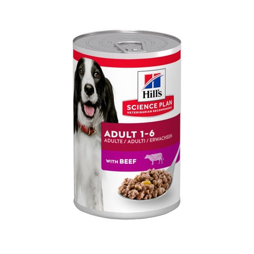 [hills-science-plan-patee-chien-adulte-boeuf] Hill’s Science Plan Pâtée Chien Adulte Bœuf 370g