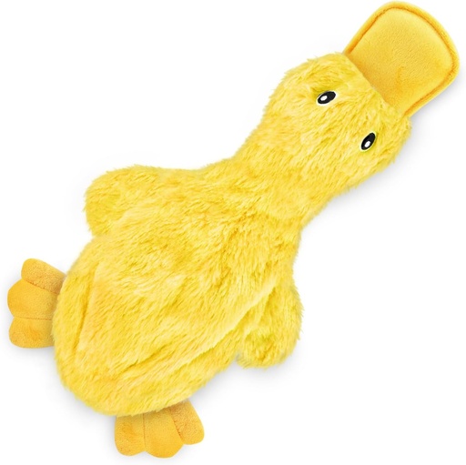 [jouet-chien-canard-crinkle] Jouet Canard Crinkle pour Chien – Peluche Sonore Sans Rembourrage