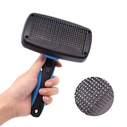 [brosse-autonettoyante-animaux] Brosse Autonettoyante pour Animaux – Outil de Désemmêlage