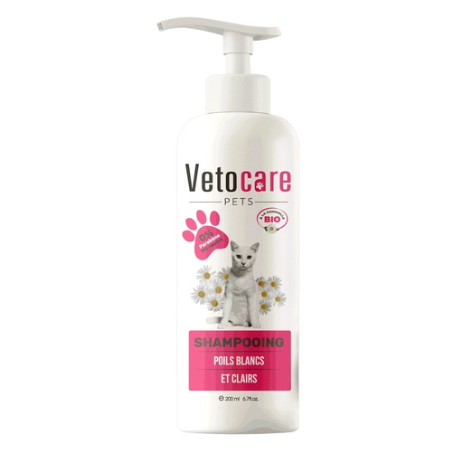 [shampoing-soin-pelage-chat-vetocare] Shampoing Soin du Pelage Chat Vetocare – 200ml