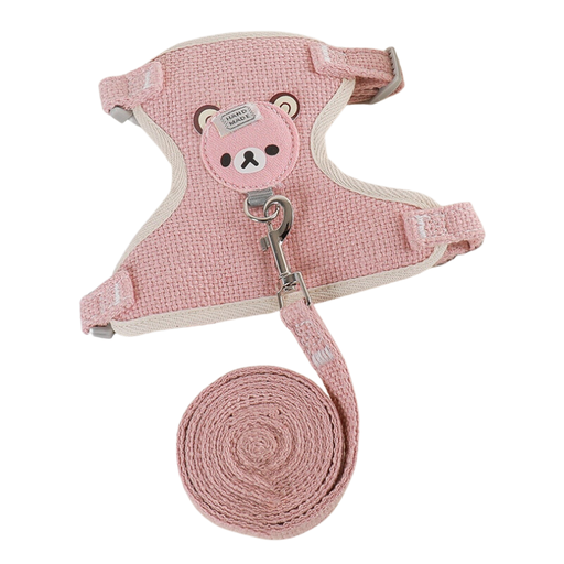 [harnais-petit-animal-laisse] Harnais et Laisse pour Petits Chiens et Chats - Confort Rafraîchissant et Style Élégant