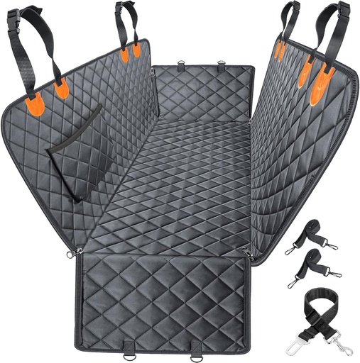 [housse-siege-chien] Housse de Siège Voiture pour Chien – 137x147 cm Imperméable avec Rabats Latéraux