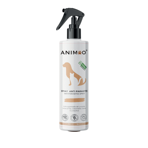 [animoo-anti-parasite-spray-essential-protection-for-pets-250ml] Spray antiparasitaire Animoo - Protection essentielle pour animaux de compagnie, 250 ml