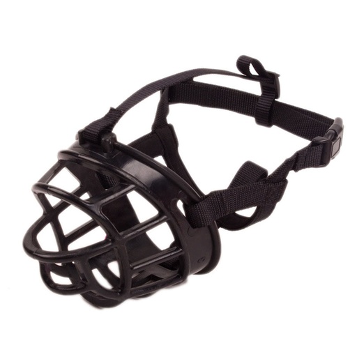 [museliere-chien-panier] Muselière en caoutchouc de qualité supérieure pour une discipline canine efficace.