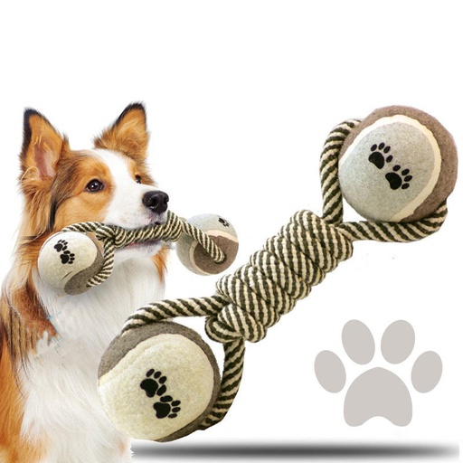 [jouet-macher-chien-balles-de-tennis] Balles de tennis à mâcher pour chien
