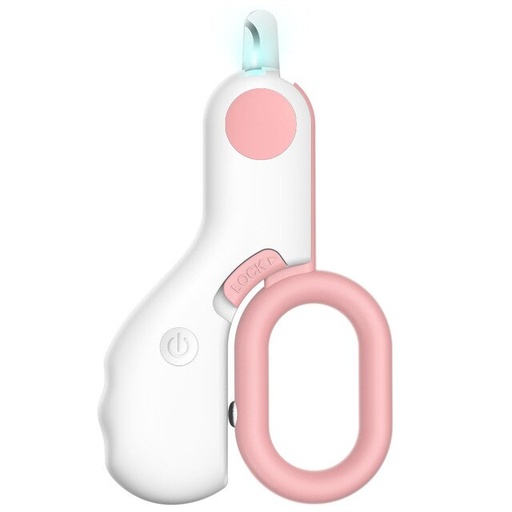 [coupe-griffes-led-design-compact] Coupe-ongles pour animaux de compagnie avec lumière LED intégrée
