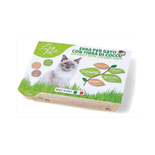 [herbe-a-chat-avec-fibre-de-coco] Herbe à chat avec fibre de coco