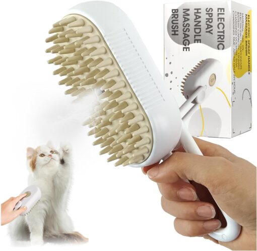 [brosse-a-vapeur-electrique-avec-poignet-pour-chat-et-chien] Brosse à Vapeur Electrique avec Poignet pour Chat et Chien