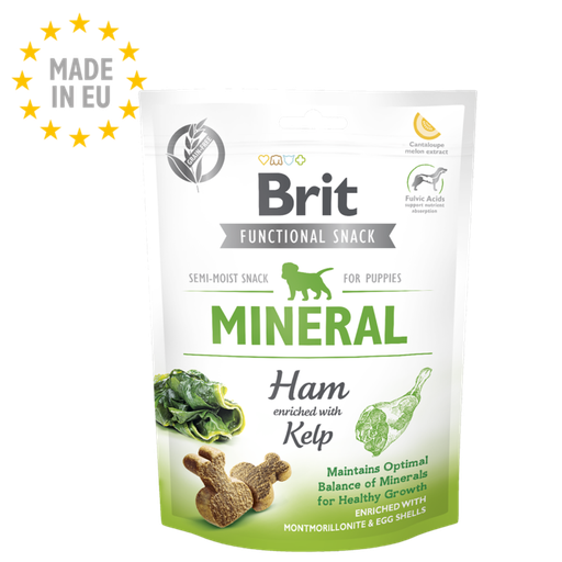 [brit-care-dog-functional-snack-mineral-ham-for-puppies-jambon-150g] Brit Care Dog Functional Snack Mineral Ham for Puppies (Jambon) 150g