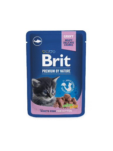 [brit-premium-pochon-poisson-pour-chaton-100g] Brit Premium Pochon Poisson pour chaton 100g
