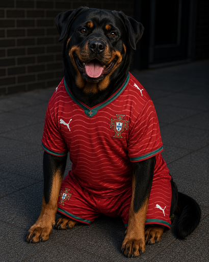 [PWF-POR-D-XXL] Maillot Football Portugal pour chien – Édition A Seleção das Quinas – Taille XXL