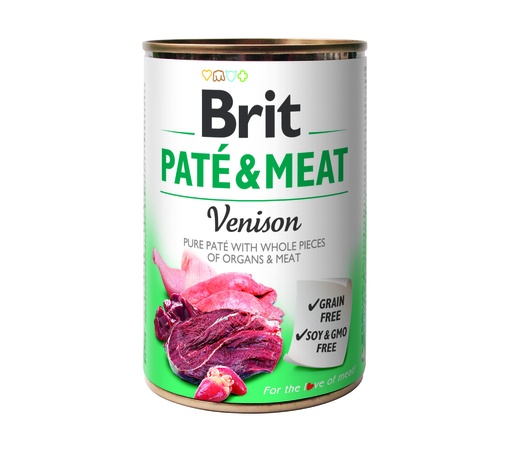 [SKL-D-BRIT-VEN-400G] Brit Pâté & Viande Cerf — 400 g