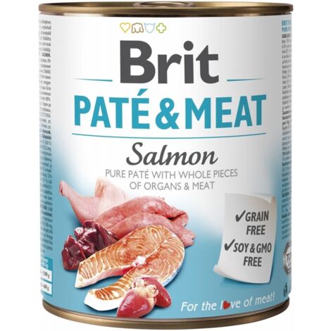 [SKL-D-BRIT-SAL-400G] Brit Pâté & Viande Saumon — 400 g