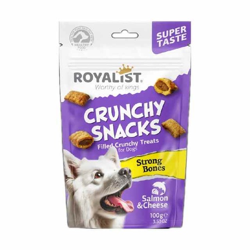 [8682291408509] Royalist dog crunchy snacks salmon & cheese 100g