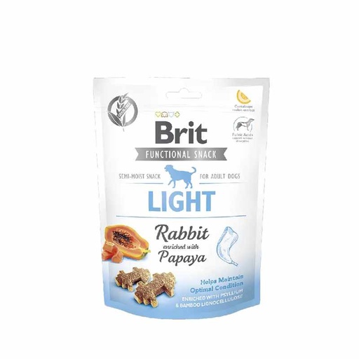[8595602539956] Brit dog functional snack light rabbit 150g