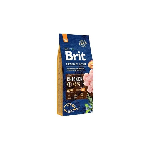 [8595602526352] Brit adult medium chicken 3kg