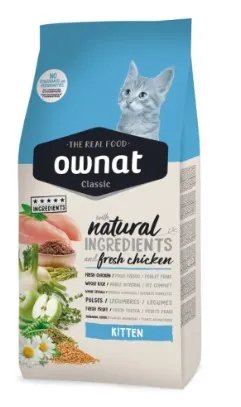 [8429037016266] Ownat Classic au poulet frais pour chatons 4 kg