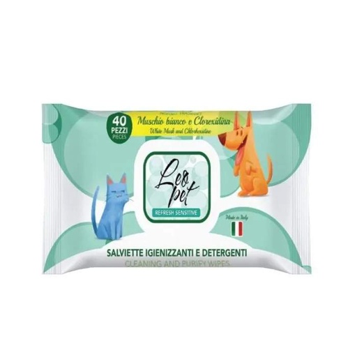 [8057737819711] Lingettes hygiéniques et nettoyantes musc blanc et chlorhexidine