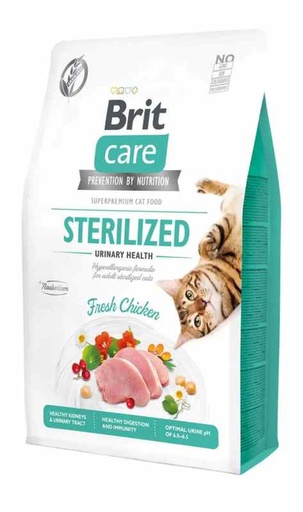 [8595602540730] Brit Care Cat Grain-Free Sterilized Urinary 2 kg