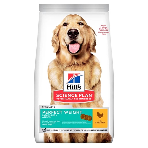 [604316] Hill’s Science Plan Perfect Weight Adult pour Chiens de Grande Taille 12kg