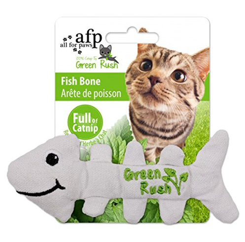 [2419] Jouet Pour Chat Peluche – Arêtes de poisson Catnip