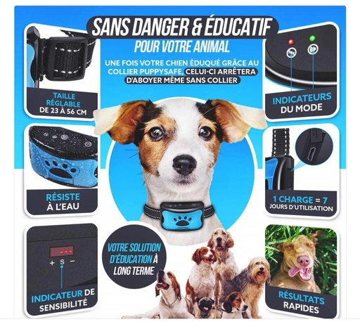 [PM-365F07E7759A] Collier Pour chien Anti Aboiement
